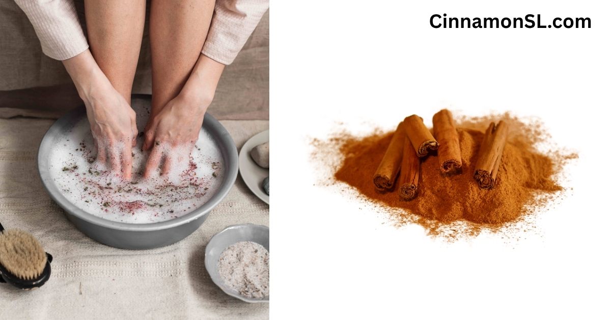 DIY Cinnamon Foot Soak for Tired Feet & Circulation