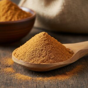 create Ceylon cinnamon powder image, donot show cinnamon sticks